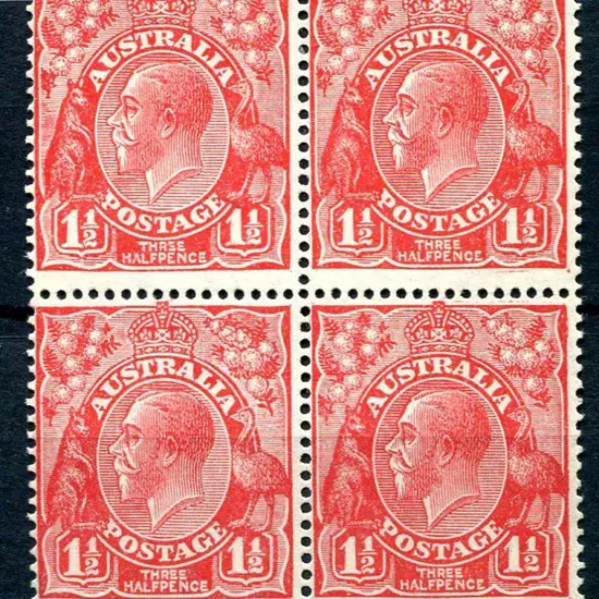 1926-30 Small Multiple Watermark Perf. 1½d golden ...