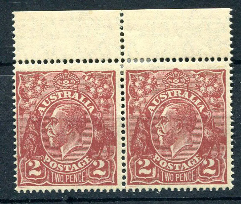 1926-30 Small Multiple Watermark Perf. 2d red ... Image 1++