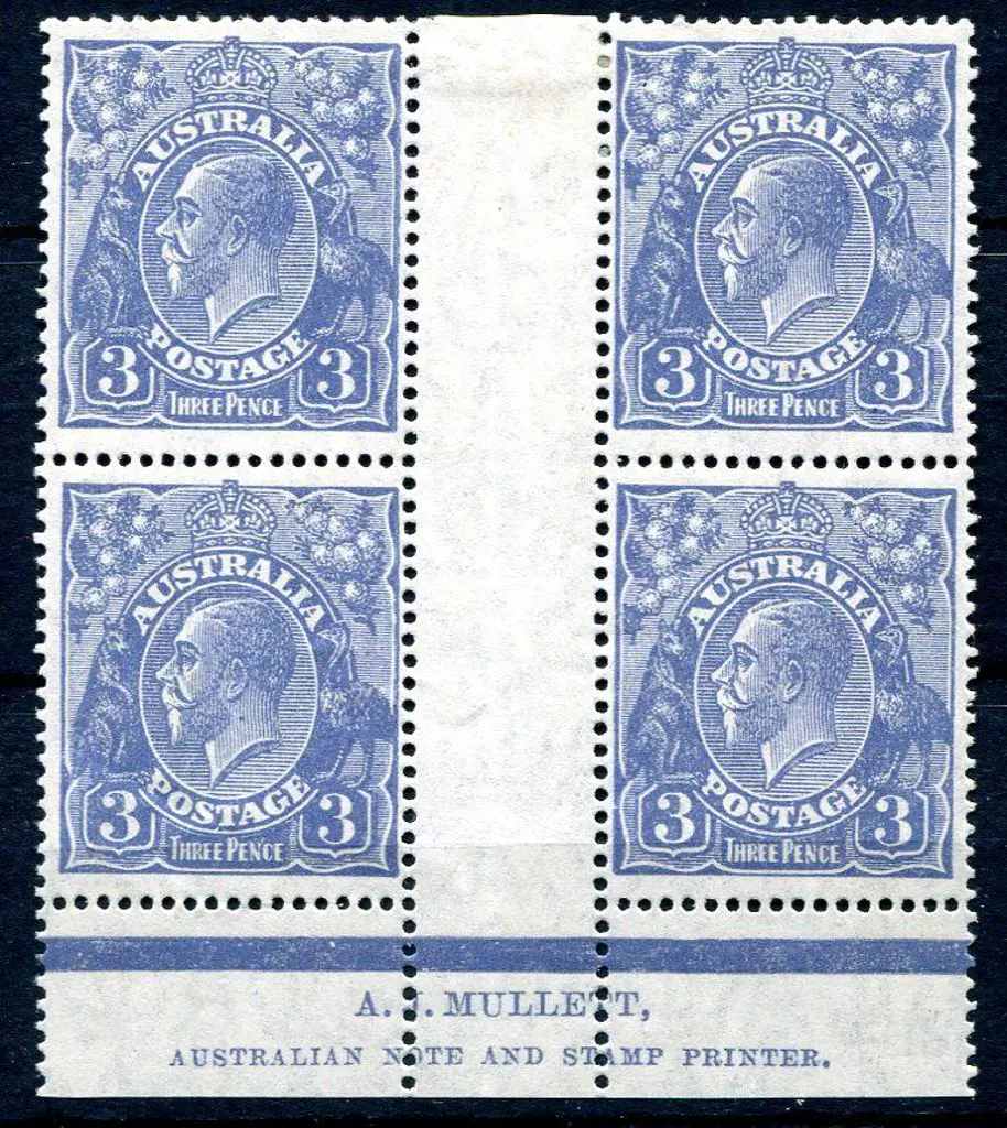 1926-30 Small Multiple Watermark Perf. 3d blue, ... Image 1++
