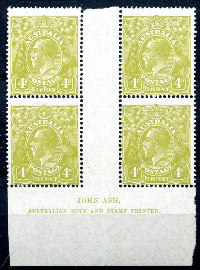 1926-30 Small Multiple Watermark Perf. 4d ... Image 1++