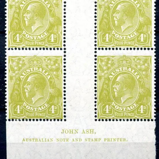 1926-30 Small Multiple Watermark Perf. 4d ...