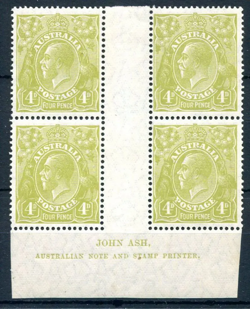 1926-30 Small Multiple Watermark Perf. 4d ... Image 1++