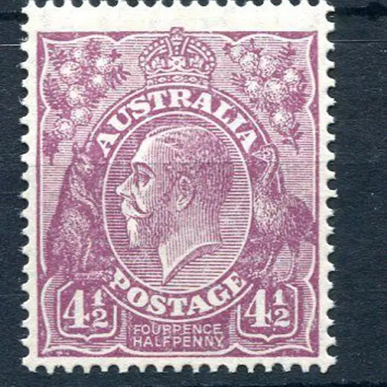 1926-30 Small Multiple Watermark Perf. 4½d violet ...