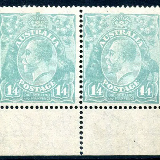 1926-30 Small Multiple Watermark Perf. 1/4d ...