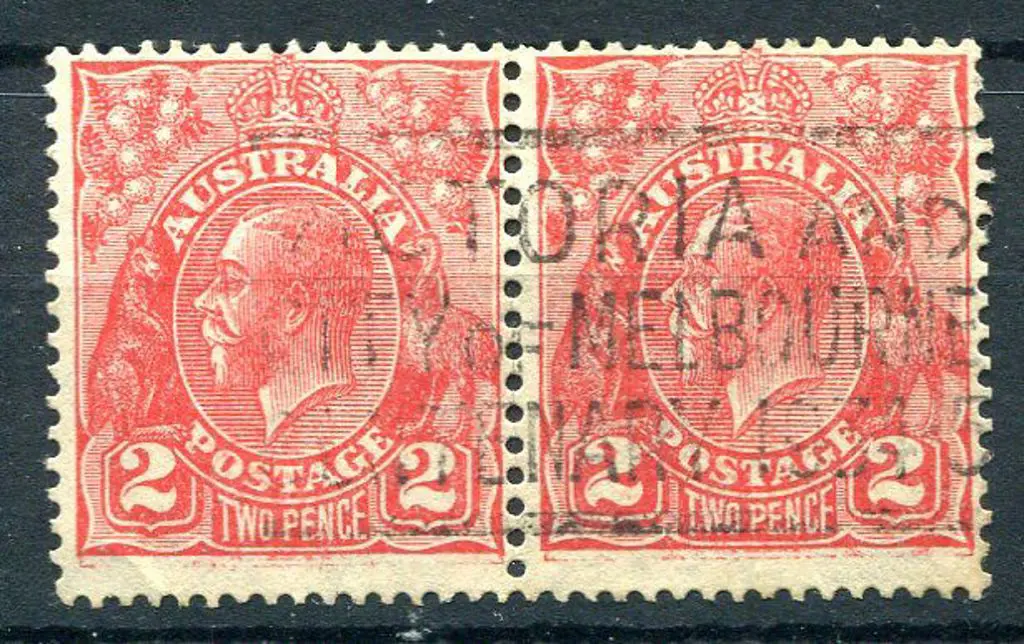 1931-36 CofA Watermark 2d pale golden-scarlet with ... Image 1++