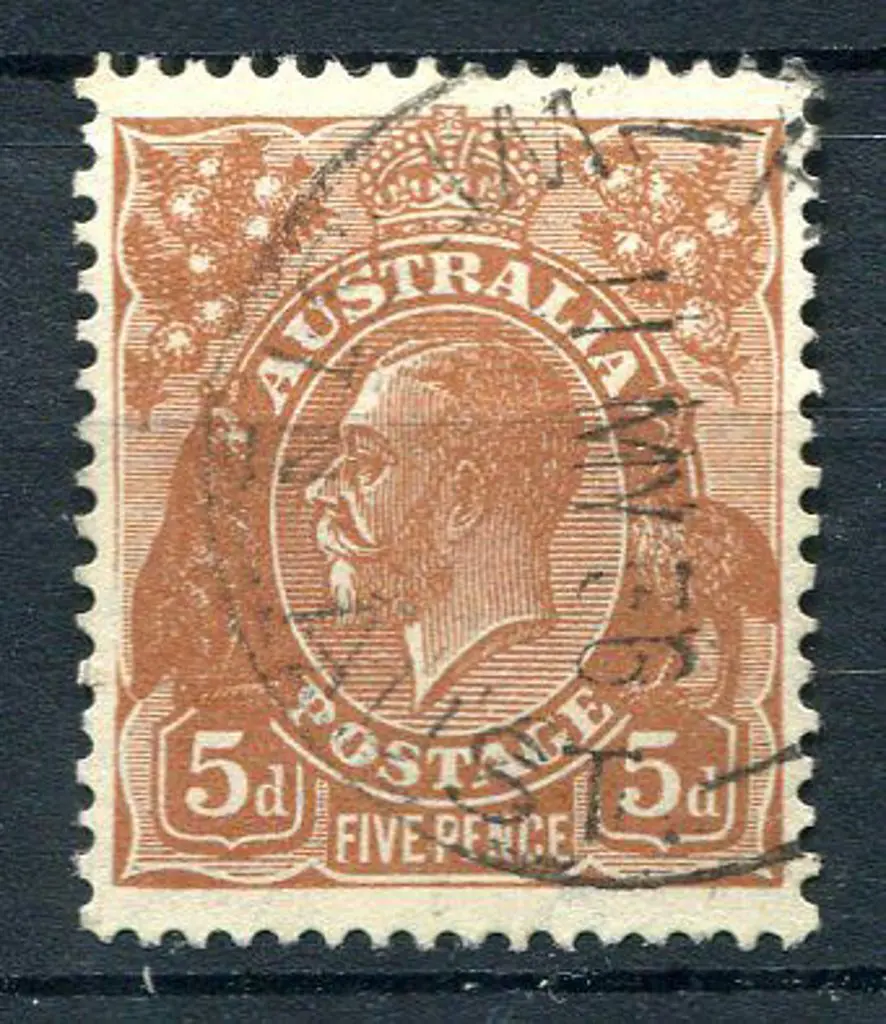 1931-36 CofA Watermark 5d orange-brown with ... Image 1++