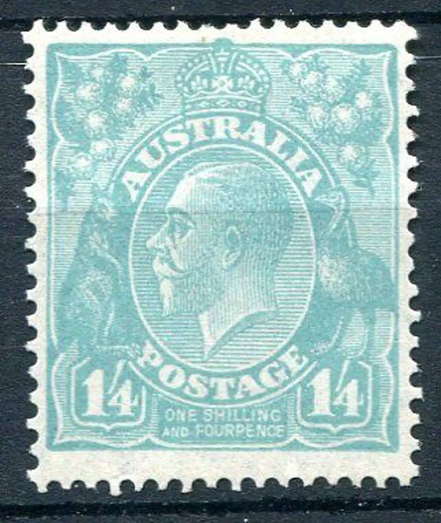 1931-36 CofA Watermark 1/4d greenish-blue. Fresh ... Image 1++