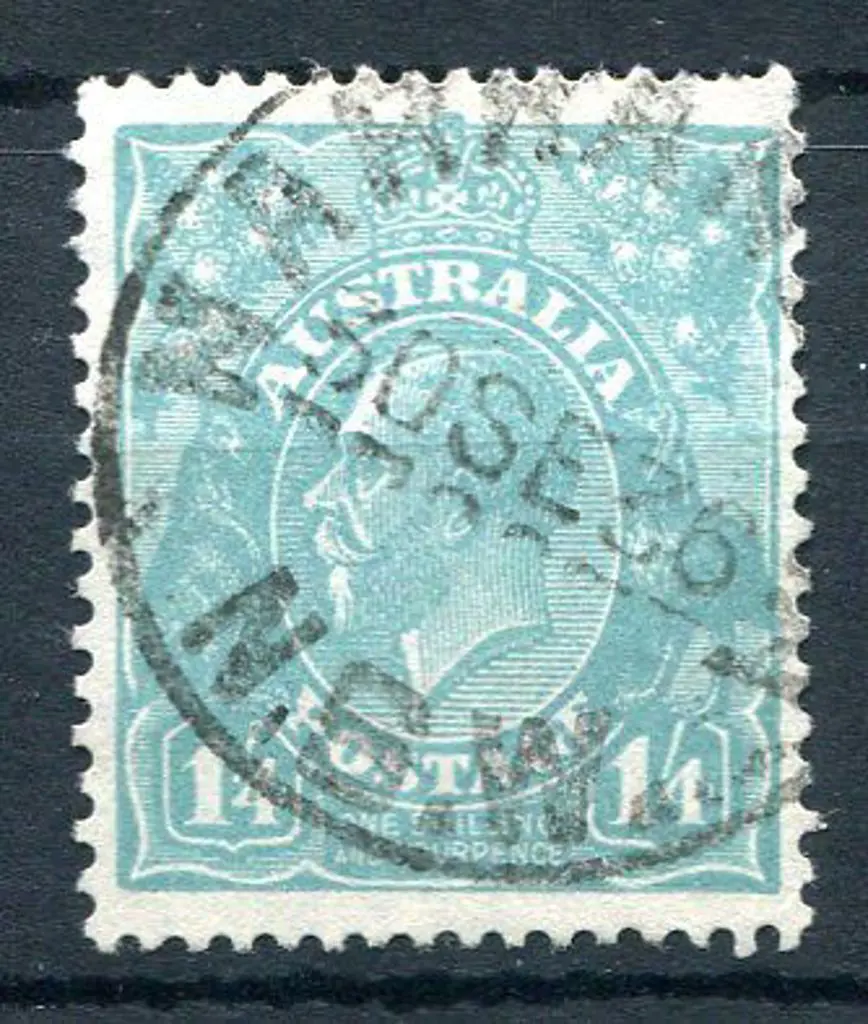 1931-36 CofA Watermark 1/4d turquoise blue with ... Image 1++