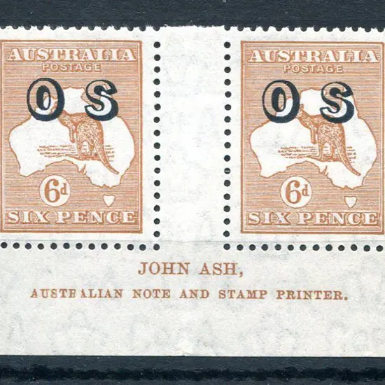 1931/47 6d pale chestnut, CofA wmk "N" over "A" ...