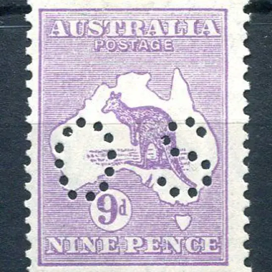 1929/30 9d pale violet, Die IIB, SMW perfined ...