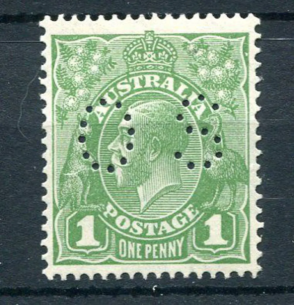 1926/30 1d green Die II SMW, perf. 13½x12½ ... Image 1++