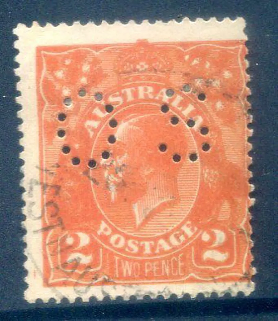 1914/20 2d intense orange-aniline KGV, single wmk ... Image 1++