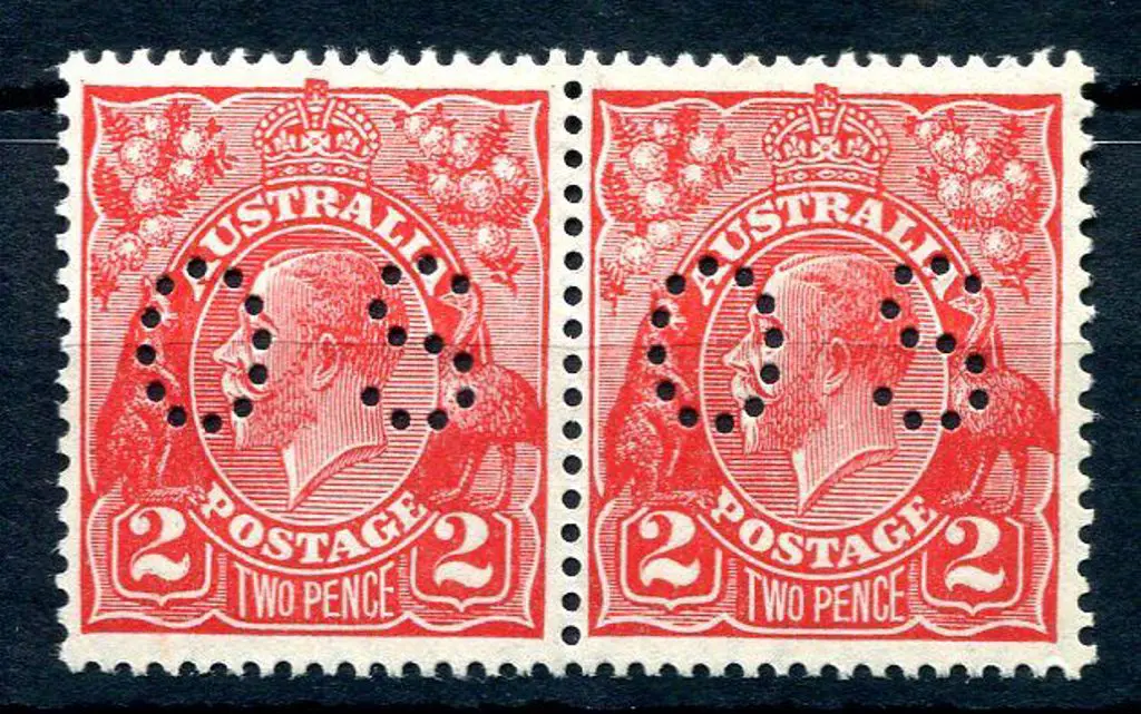 1926/30 2d golden-scarlet, Die II, SMW perf. ... Image 1++