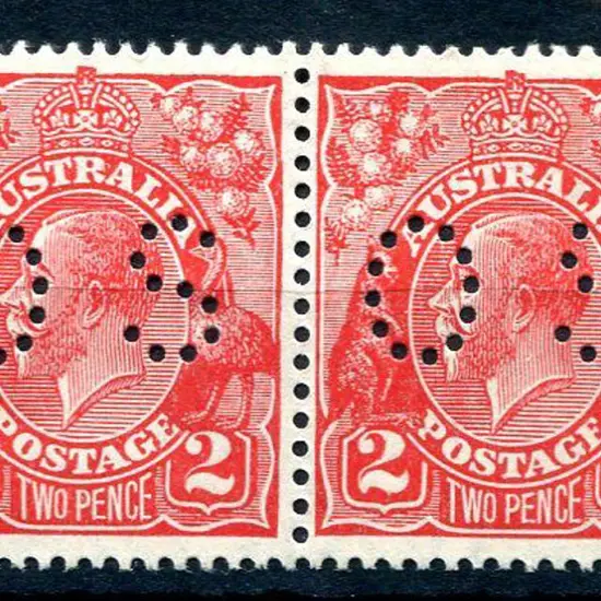 1926/30 2d golden-scarlet, Die II, SMW perf. ...