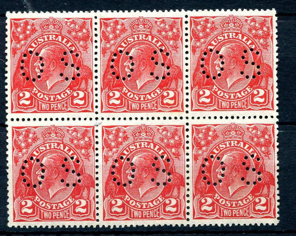 1926/30 2d golden-scarlet, Die III, SMW perf. ... Image 1++