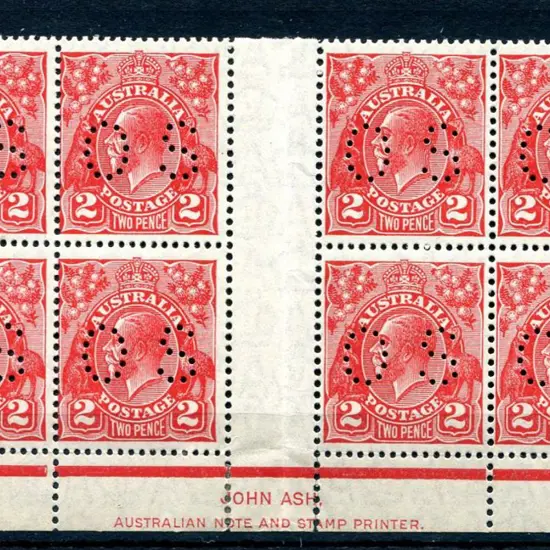 1926/30 2d golden-scarlet, Die III, SMW perf. ...