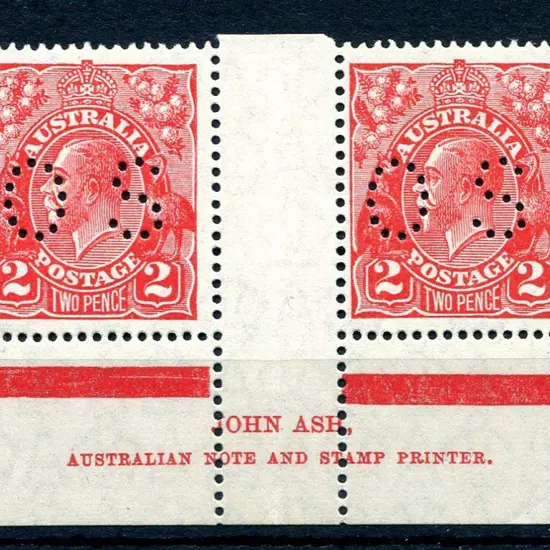 1926/30 2d pale golden-scarlet, SMW perf. 13½x12½ ...