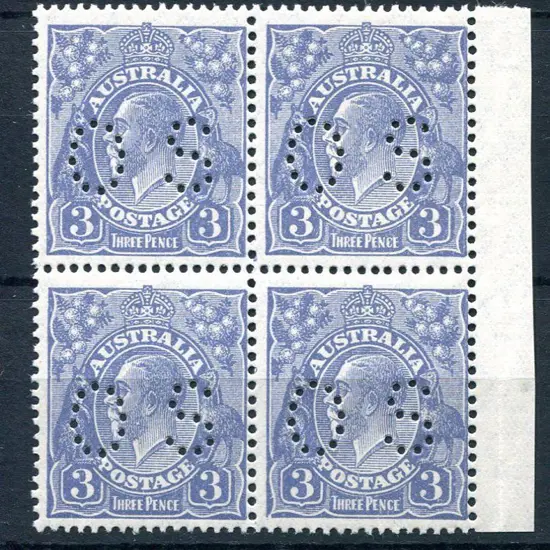 1926/30 3d dull blue, SMW perf. 13½x12½ marginal ...