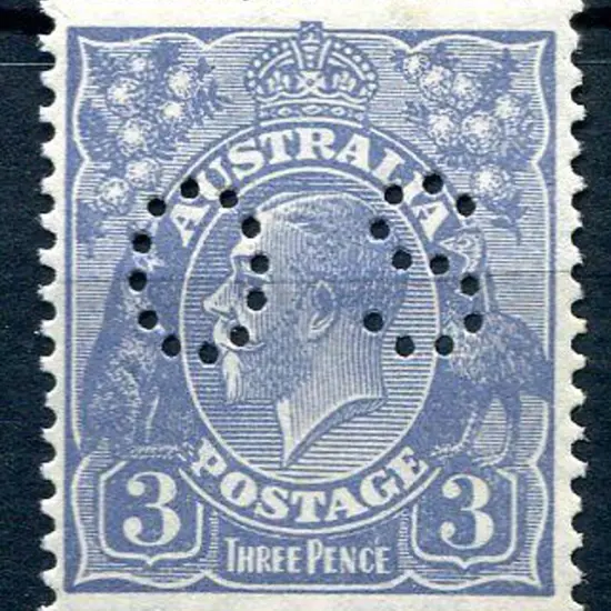 1926/30 3d pale dull blue Die Ia Type A perfined ...