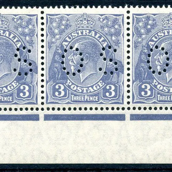 1926/30 3d dull blue, Die II SMW perf 13½x12½ in ...