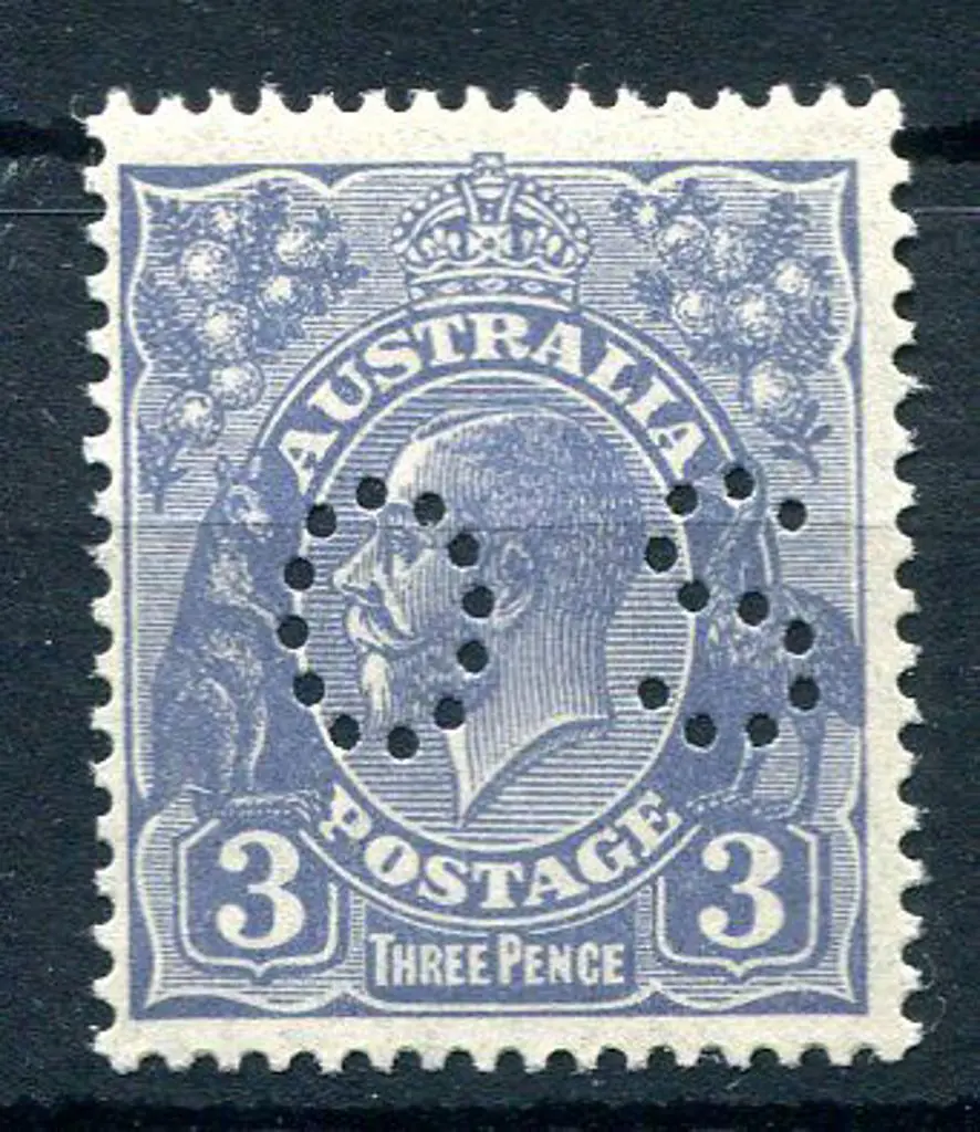 1926/30 3d dull blue, Die II SMW, perf 13½x12½ ... Image 1++