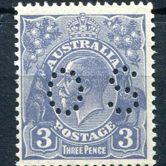 1926/30 3d dull blue, Die II SMW, perf 13½x12½ ...