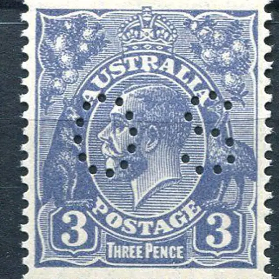 1926/30 3d deep blue Die II, SMW perf. 13½x12½ ...