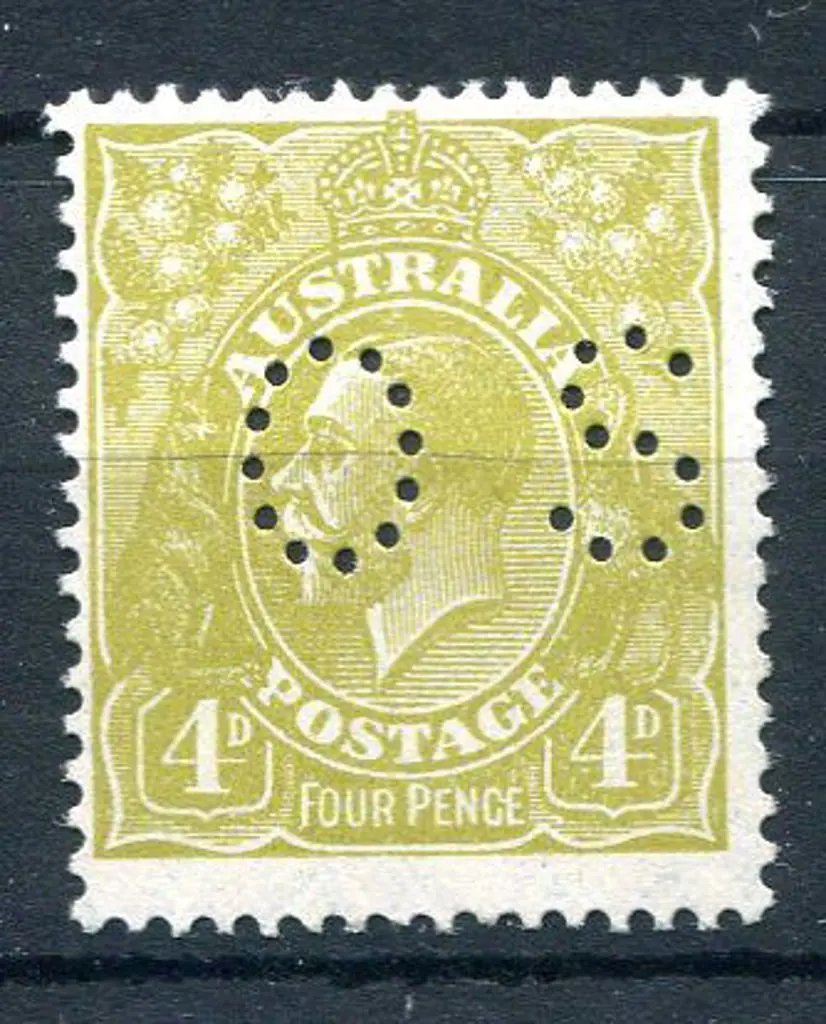 1926/30 4d greenish olive, SMW perf 13½x12½ ... Image 1++