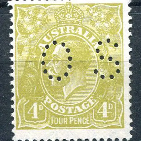 1926/30 4d greenish olive, SMW perf 13½x12½ ...