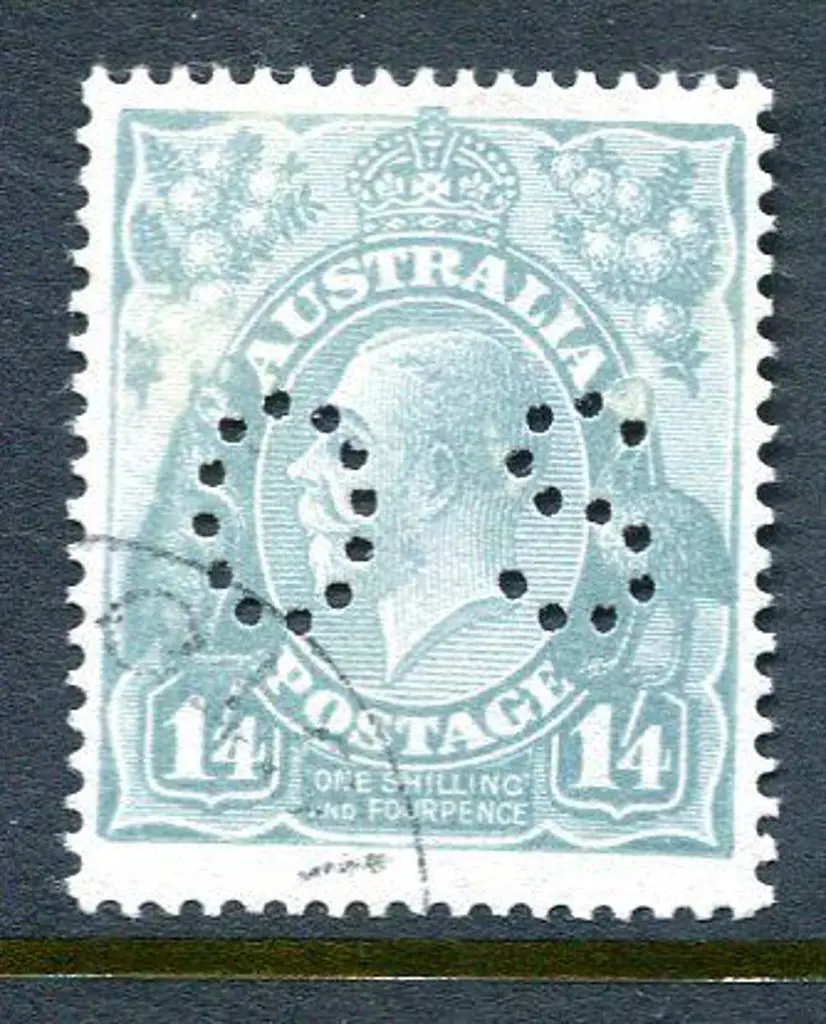 1914/20 1/4d turquoise-blue KGV single wmk with ... Image 1++