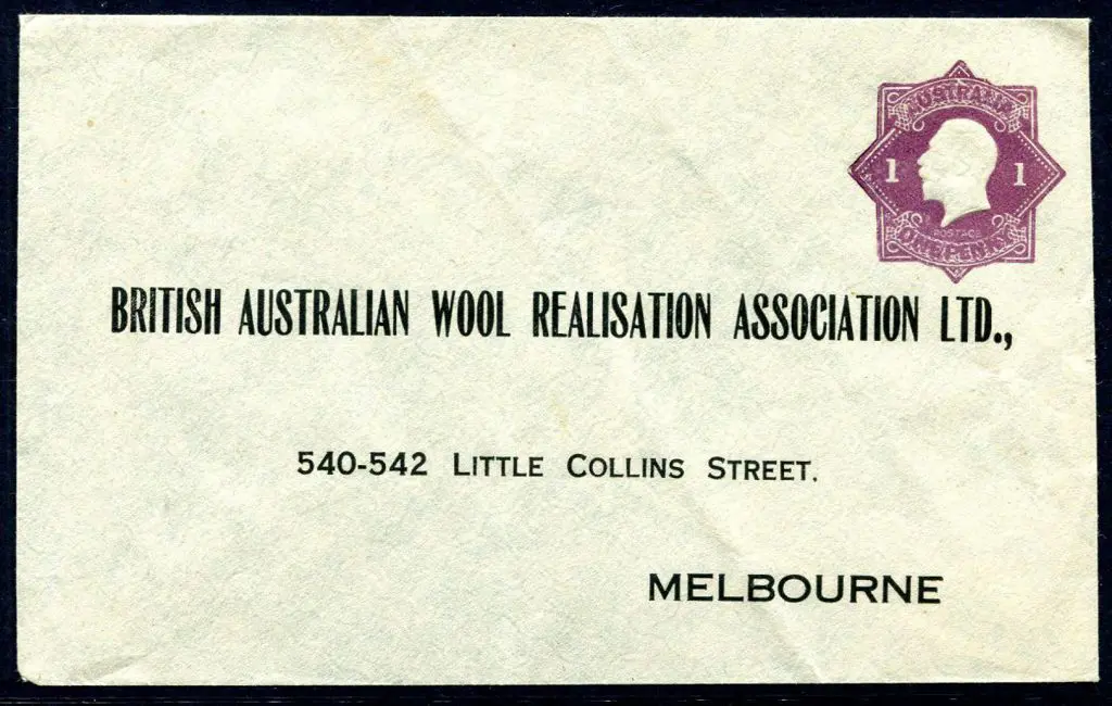 1922/24 1d violet KGV "embossed star" PTPO ... Image 1++