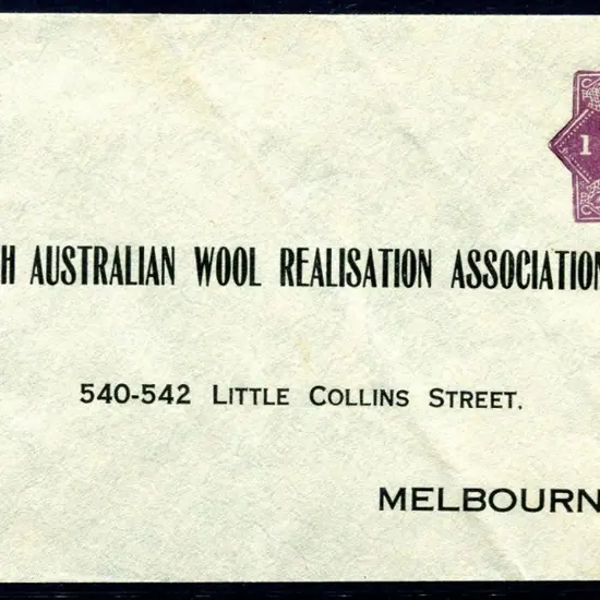 1922/24 1d violet KGV "embossed star" PTPO ...