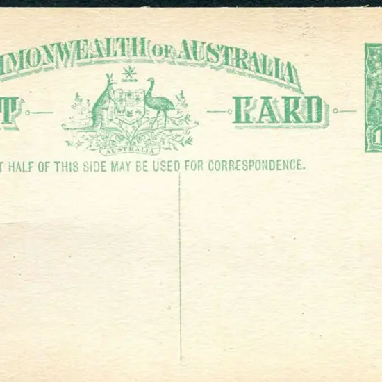 1923 "ONE PENNY" ovpt on 1½d emerald-green KGV ...
