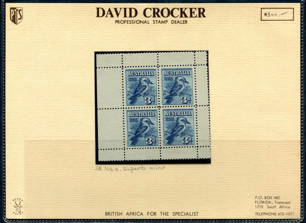 1928 Kookaburra Exhibition Miniature Sheet. Fine ... Image 1++