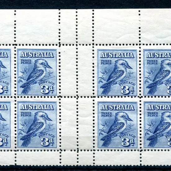 1928 Kookaburra Exhibition Miniature Sheet top ...