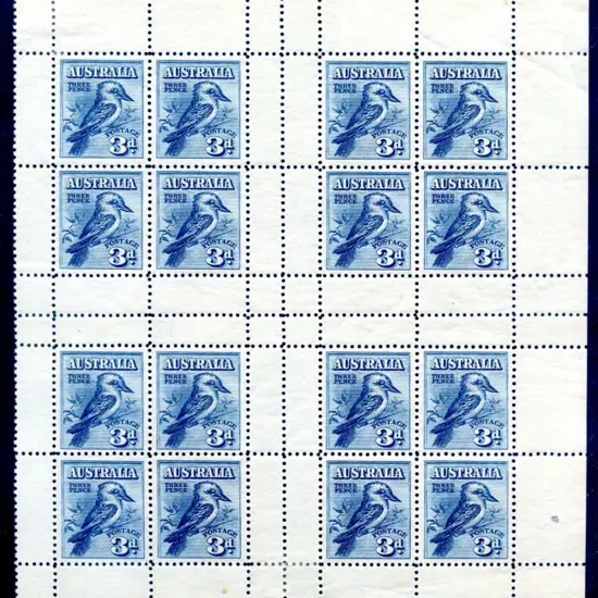 1928 Kookaburra Exhibition Miniature Sheet top ...