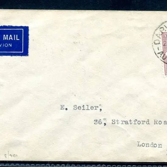 1931 (26th Apr) 2/- maroon kangaroo SMW single ...