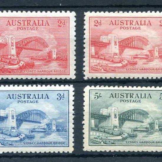 1932 Sydney Harbour Bridge set of 4. MVLH with ...