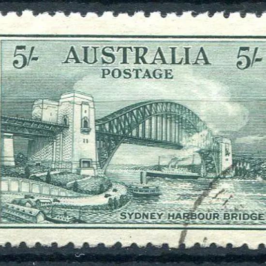 1932 5/- Sydney Harbour Bridge. Fine used/CTO ...
