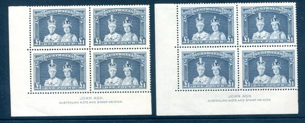 1937/48 £1 Robes in both thick & thin paper John ... Image 1++