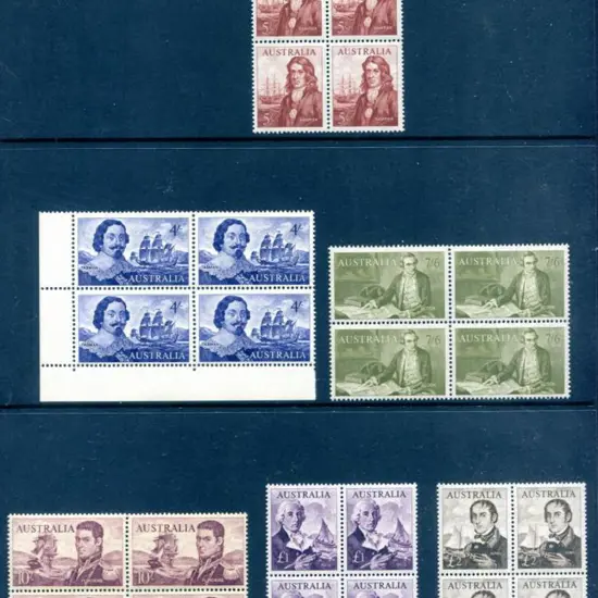 1963/65 Navigators set of 6 in well centred blocks ...