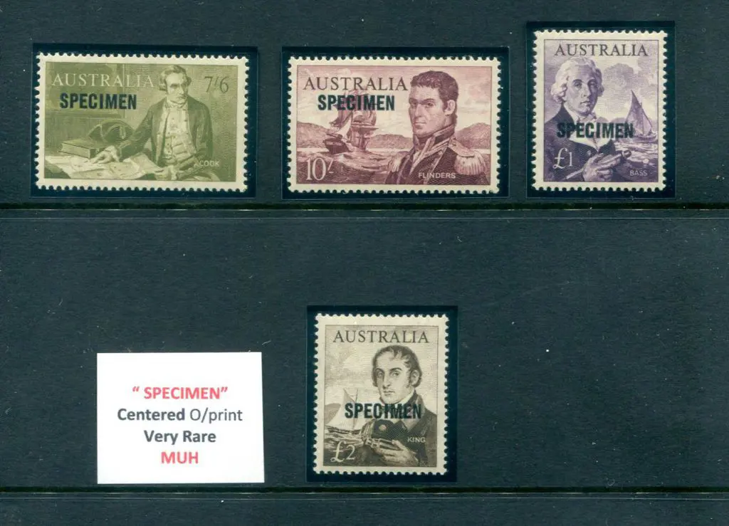 1963/65 7/6d to £2 Navigators ovptd "SPECIMEN" set ... Image 1++