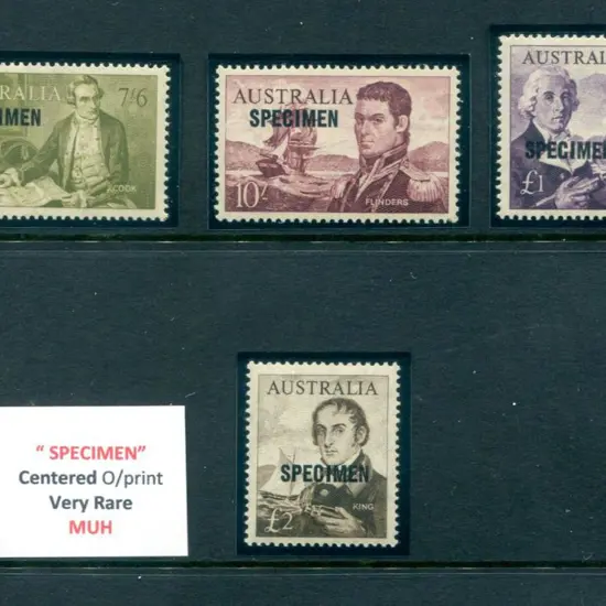 1963/65 7/6d to £2 Navigators ovptd "SPECIMEN" set ...