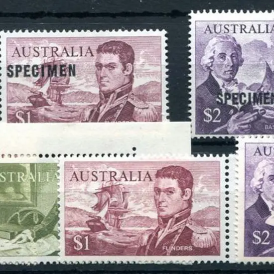 1966 Navigators ovptd "SPECIMEN" set of 4 MUH plus ...