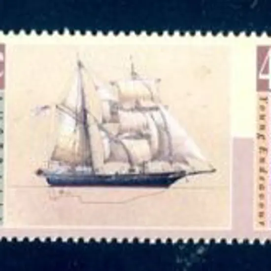 1992 45c Aust Day - "Young Endeavour" horiz strip ...