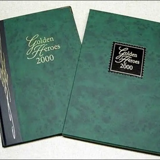 2000 "Golden Heroes" Aust Post Presentation book ...