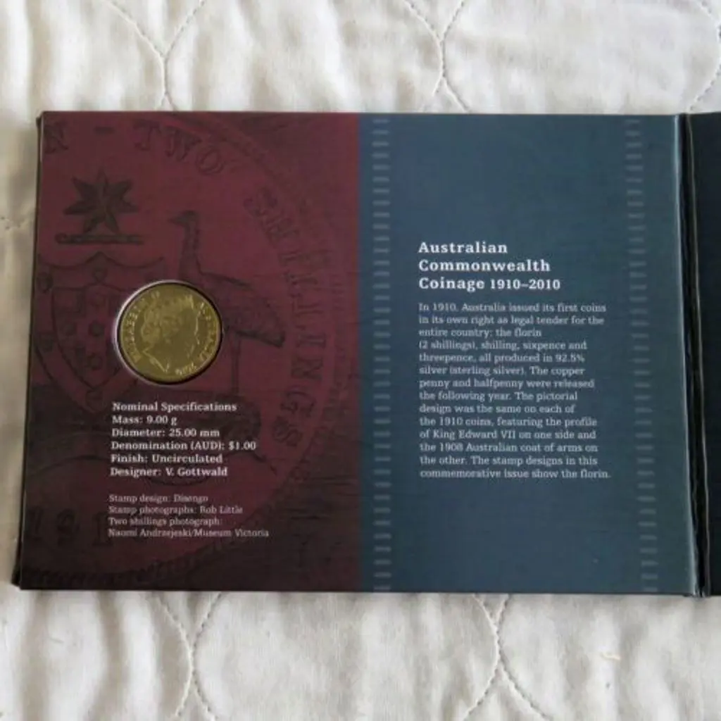 2010 "Australian Commonwealth Coinage 1910-2010" ... Image 1++
