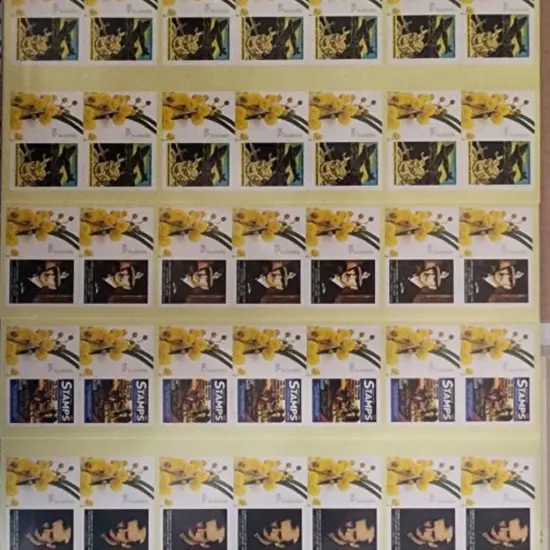 2010 $12 Wattle Flowers "Personalised Stamps" ...