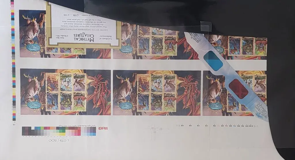 2011 Mythical Creatures Imperforate complete ... Image 1++