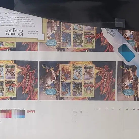 2011 Mythical Creatures Imperforate complete ...